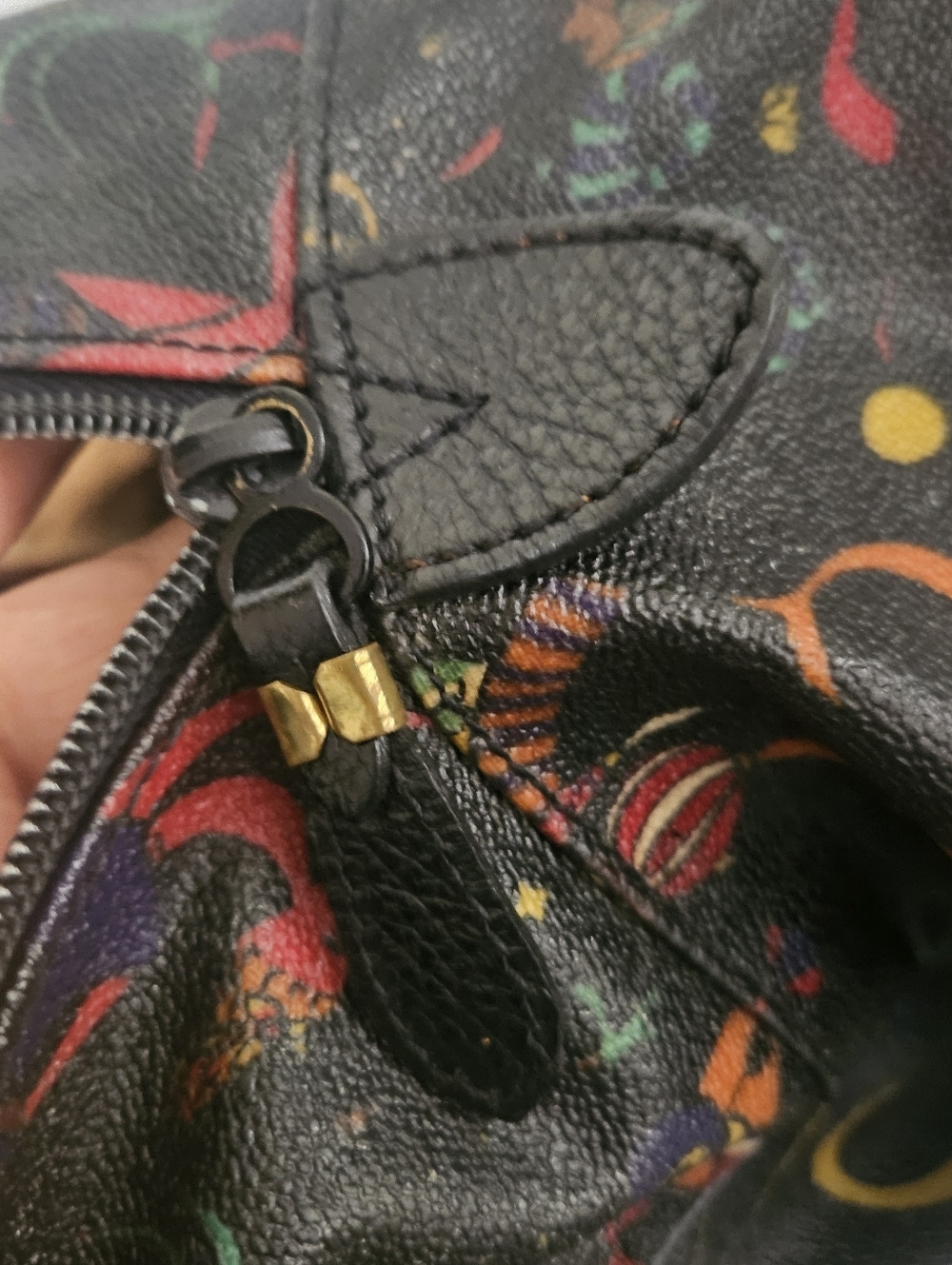 Piero Guidi Magic Circus Multicolor Crossbody Briefcase Bag Italy 18x11x8 - Picture 15 of 16
